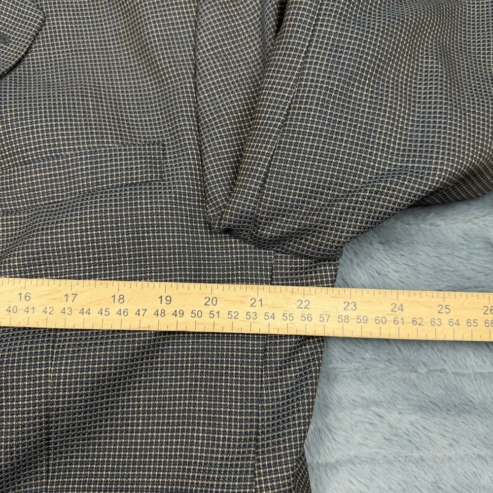 Calvin Klein Mens Brown Woolmark Pure New Wool 3-Button Sport Coat Blazer Canada